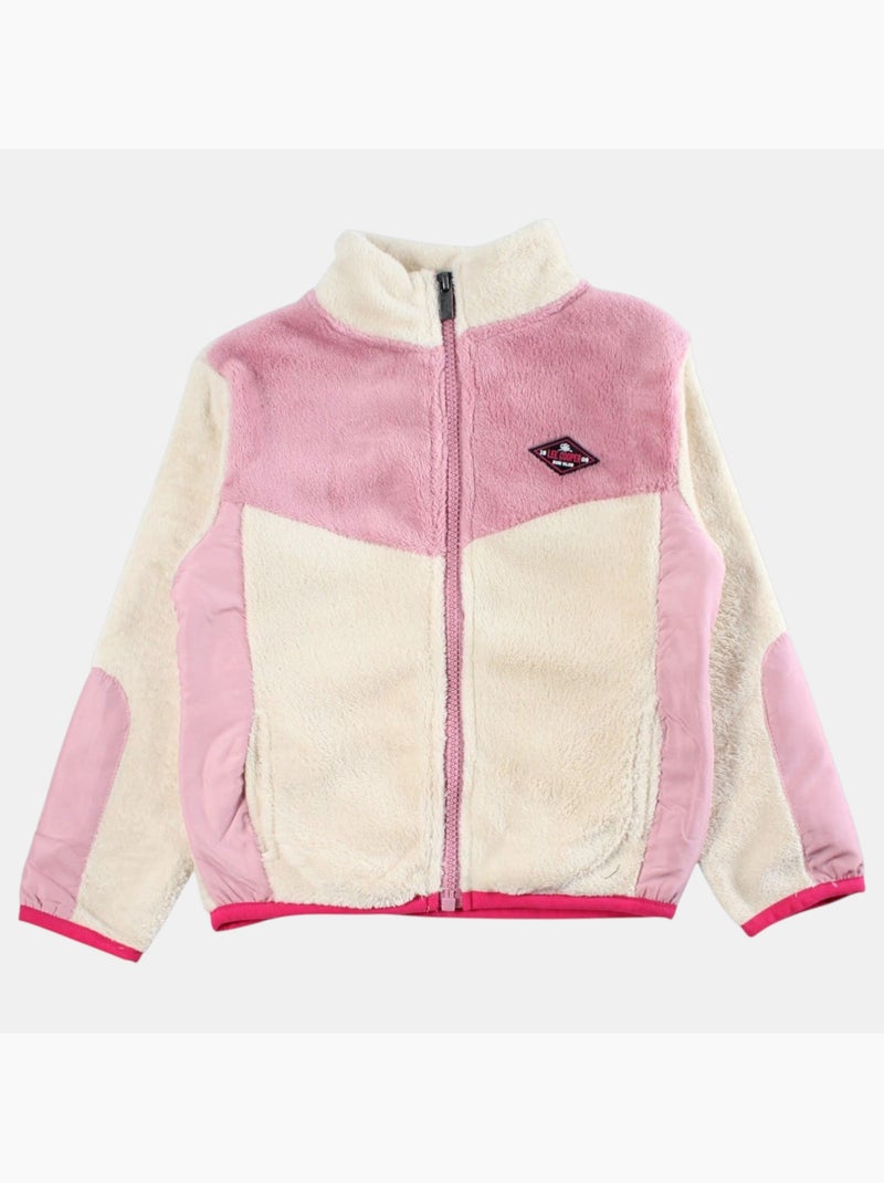 Lee Cooper - Conjunto niña compuesto por chaqueta con cremallera y pantalón de jogging Rosa - Kiabi