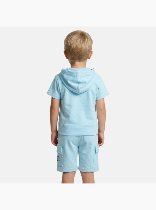 Lee Cooper - Conjunto niño camiseta de manga corta con cremallera y pantalón corto - Kiabi