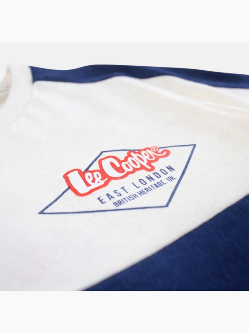 Lee Cooper - Conjunto niño camiseta de manga corta y pantalón corto a juego Azul marino - Kiabi