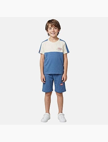 Lee Cooper - Conjunto niño camiseta de manga corta y pantalón corto a juego