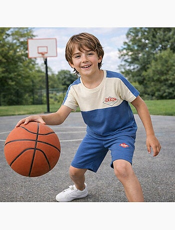 Lee Cooper - Conjunto niño camiseta de manga corta y pantalón corto a juego