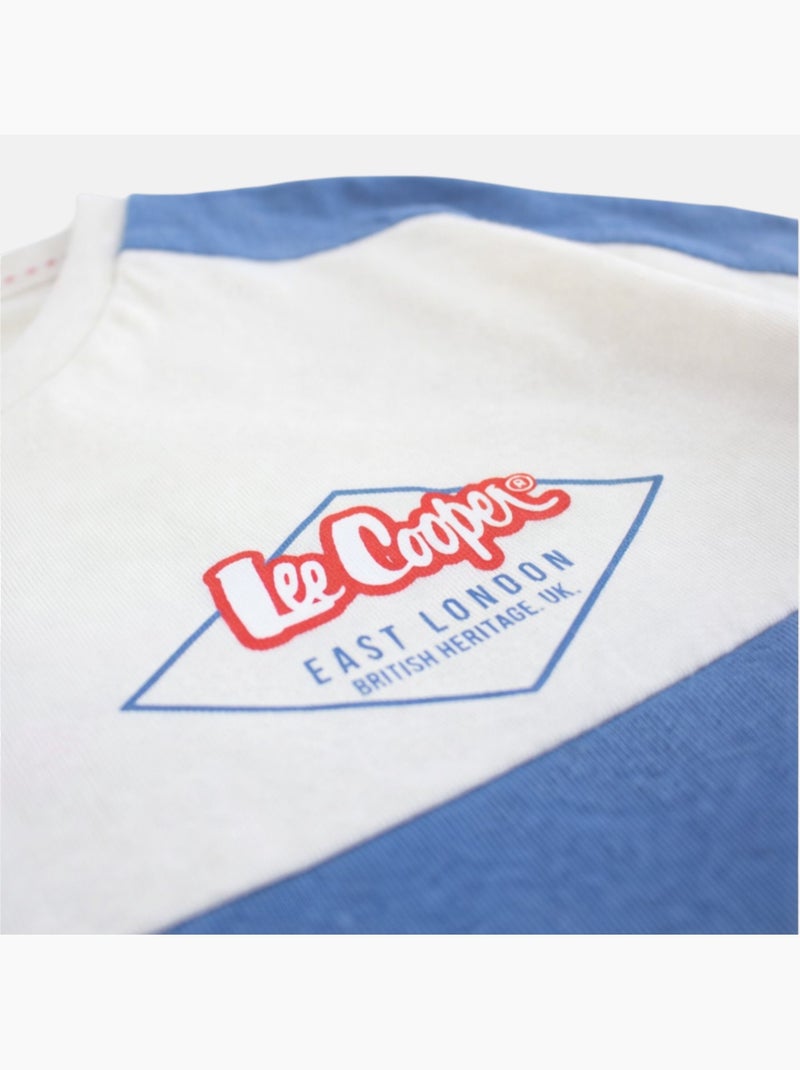 Lee Cooper - Conjunto niño camiseta de manga corta y pantalón corto a juego Azul - Kiabi