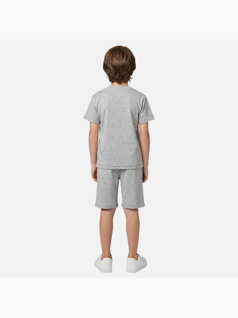Lee Cooper - Conjunto niño camiseta de manga corta y pantalón corto a juego Rojo - Kiabi
