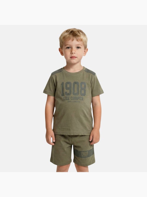 Lee Cooper - Conjunto niño camiseta de manga corta y pantalón corto - Kiabi