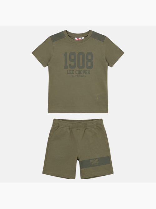 Lee Cooper - Conjunto niño camiseta de manga corta y pantalón corto - Kiabi