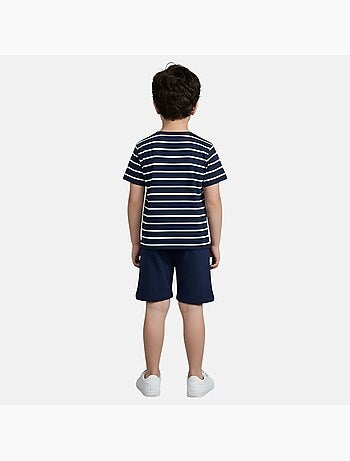 Lee Cooper - Conjunto niño compuesto por camiseta de manga corta y pantalón corto
