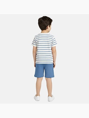 Lee Cooper - Conjunto niño compuesto por camiseta de manga corta y pantalón corto