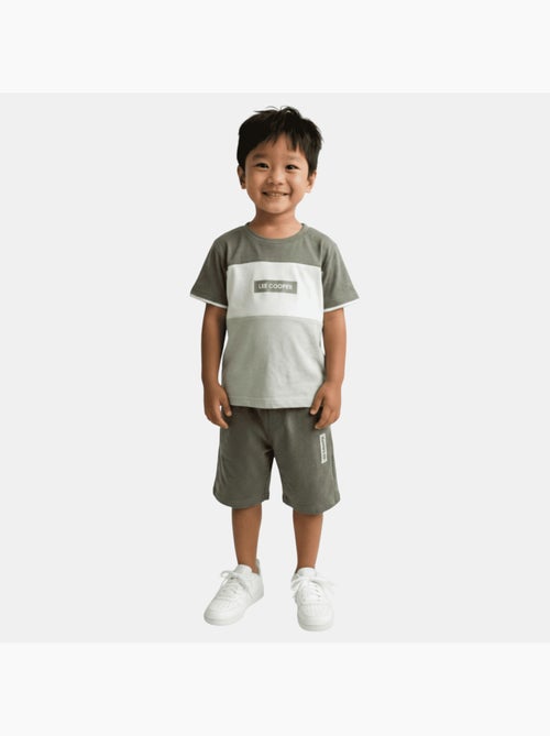 Lee Cooper - Conjunto niño compuesto por camiseta de manga corta y pantalón corto - Kiabi