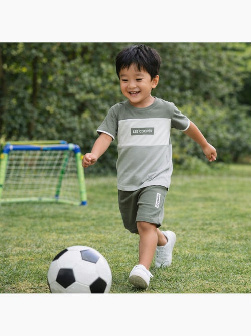 Lee Cooper - Conjunto niño compuesto por camiseta de manga corta y pantalón corto - Kiabi