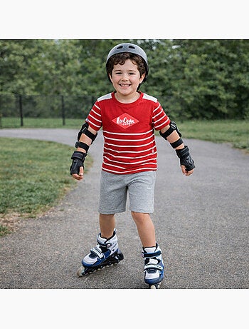 Lee Cooper - Conjunto niño compuesto por camiseta de manga corta y pantalón corto