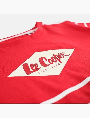 Lee Cooper - Conjunto niño compuesto por camiseta de manga corta y pantalón corto