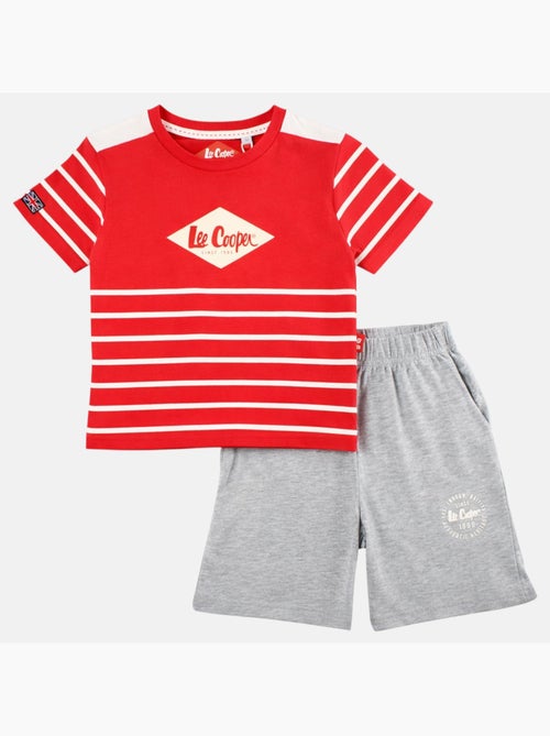 Lee Cooper - Conjunto niño compuesto por camiseta de manga corta y pantalón corto - Kiabi