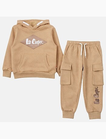 Lee Cooper - Conjunto niño compuesto por sudadera con capucha y pantalón