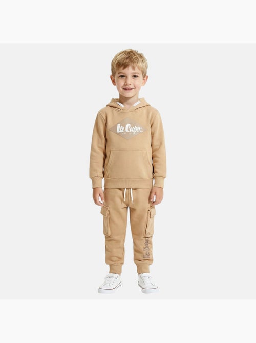 Lee Cooper - Conjunto niño compuesto por sudadera con capucha y pantalón - Kiabi Lee Cooper - Conjunto niño compuesto por sudadera con capucha y pantalón - Kiabi