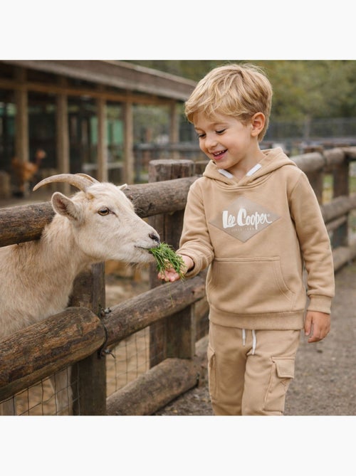 Lee Cooper - Conjunto niño compuesto por sudadera con capucha y pantalón - Kiabi Lee Cooper - Conjunto niño compuesto por sudadera con capucha y pantalón - Kiabi