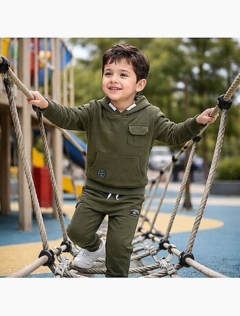 Lee Cooper - Conjunto niño compuesto por sudadera con capucha y pantalón