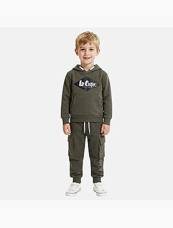 Lee Cooper - Conjunto niño compuesto por sudadera con capucha y pantalón