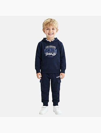 Lee Cooper - Conjunto niño compuesto por sudadera con capucha y pantalón cargo