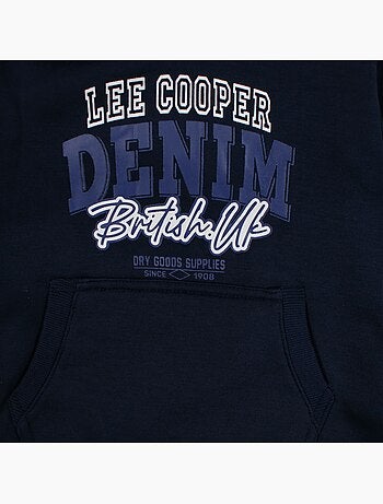 Lee Cooper - Conjunto niño compuesto por sudadera con capucha y pantalón cargo