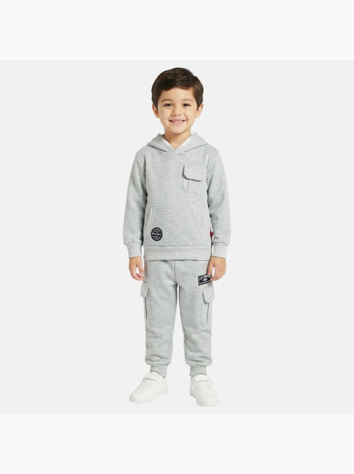 Lee Cooper - Conjunto niño compuesto por sudadera con capucha y pantalón - Kiabi Lee Cooper - Conjunto niño compuesto por sudadera con capucha y pantalón - Kiabi