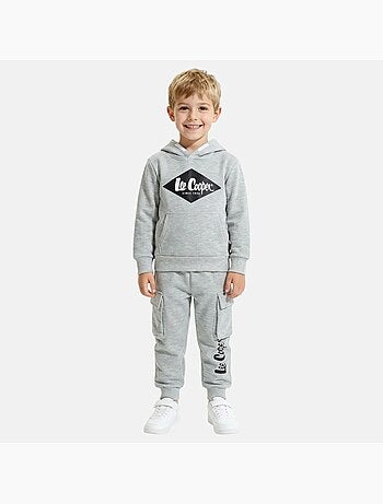 Lee Cooper - Conjunto niño compuesto por sudadera con capucha y pantalón