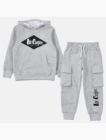 Lee Cooper - Conjunto niño compuesto por sudadera con capucha y pantalón