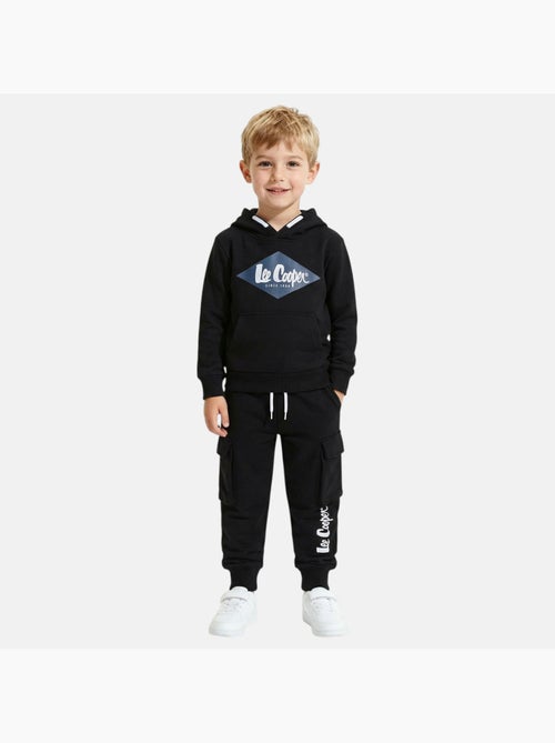 Lee Cooper - Conjunto niño compuesto por sudadera con capucha y pantalón - Kiabi Lee Cooper - Conjunto niño compuesto por sudadera con capucha y pantalón - Kiabi