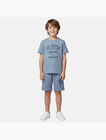 Lee Cooper - Conjunto niño compuesto por una camiseta de manga corta y un short
