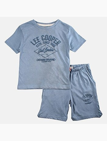 Lee Cooper - Conjunto niño compuesto por una camiseta de manga corta y un short