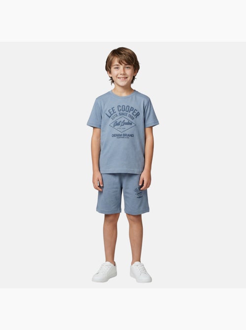 Lee Cooper - Conjunto niño compuesto por una camiseta de manga corta y un short - Kiabi