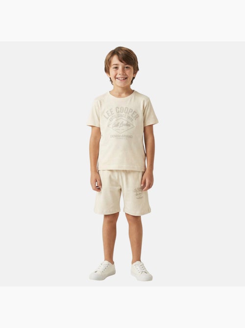 Lee Cooper - Conjunto niño compuesto por una camiseta de manga corta y un short - Kiabi