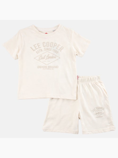 Lee Cooper - Conjunto niño compuesto por una camiseta de manga corta y un short - Kiabi