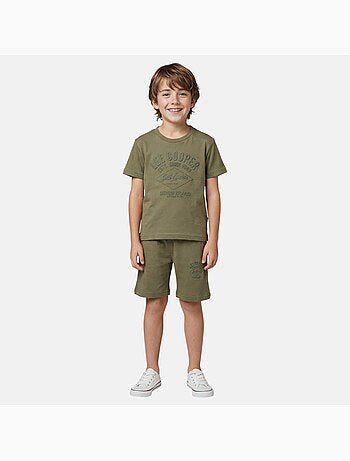 Lee Cooper - Conjunto niño compuesto por una camiseta de manga corta y un short
