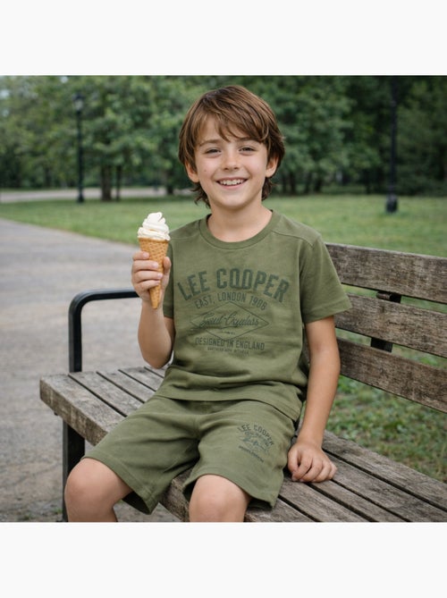 Lee Cooper - Conjunto niño compuesto por una camiseta de manga corta y un short - Kiabi