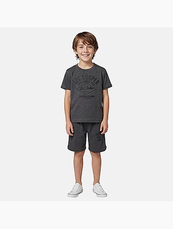 Lee Cooper - Conjunto niño compuesto por una camiseta de manga corta y un short