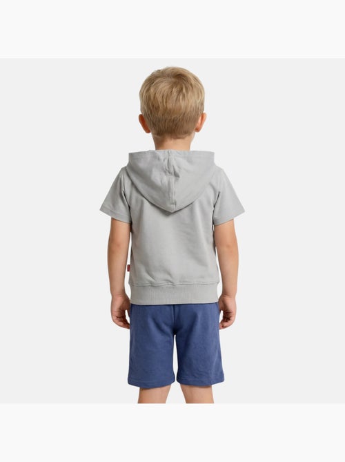 Lee Cooper - Conjunto niño sudadera con capucha de manga corta y pantalón corto - Kiabi