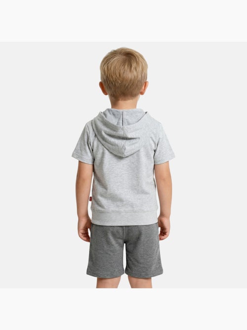 Lee Cooper - Conjunto niño sudadera con capucha de manga corta y pantalón corto - Kiabi
