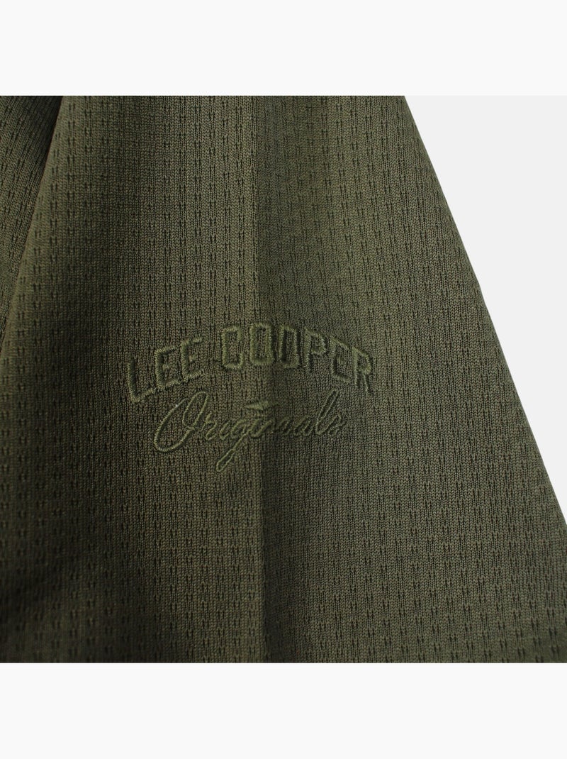 Lee Cooper - Conjunto para hombre LEE COOPER compuesto por camisa de manga corta y short a juego Caqui - Kiabi