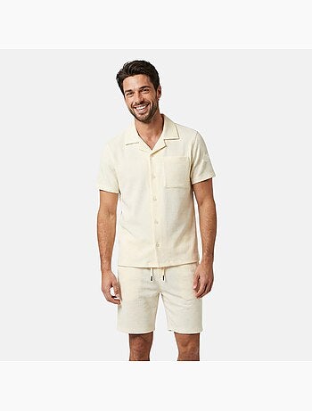 Lee Cooper - Conjunto para hombre LEE COOPER compuesto por camisa de manga corta y short a juego