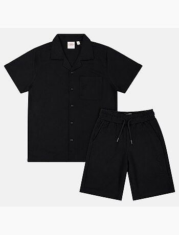 Lee Cooper - Conjunto para hombre LEE COOPER compuesto por camisa de manga corta y short a juego