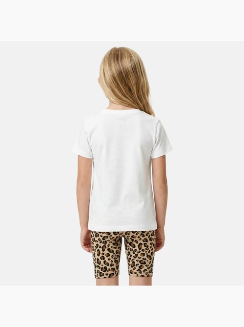 Lee Cooper - Conjunto para niña camiseta de manga corta y short con estampado de leopardo - Kiabi