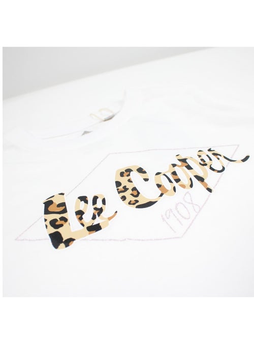 Lee Cooper - Conjunto para niña camiseta de manga corta y short con estampado de leopardo - Kiabi