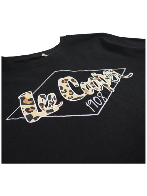 Lee Cooper - Conjunto para niña camiseta de manga corta y short con estampado de leopardo - Kiabi
