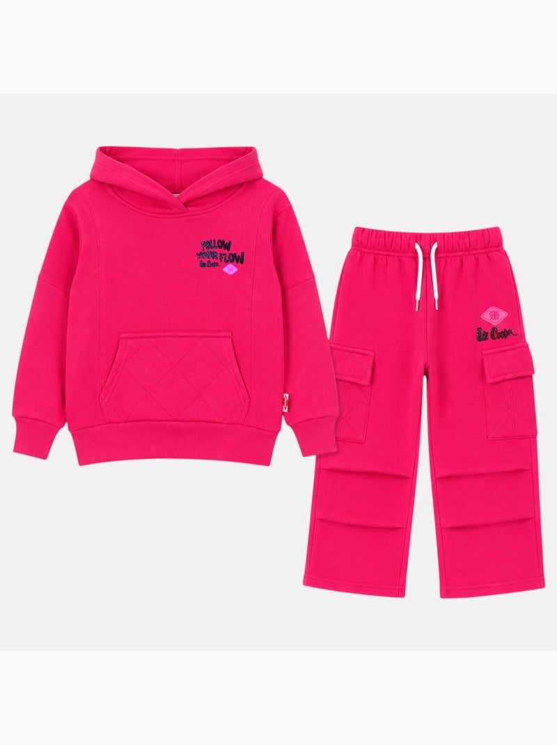 Lee cooper - conjunto para niña Rosa fucsia - Kiabi