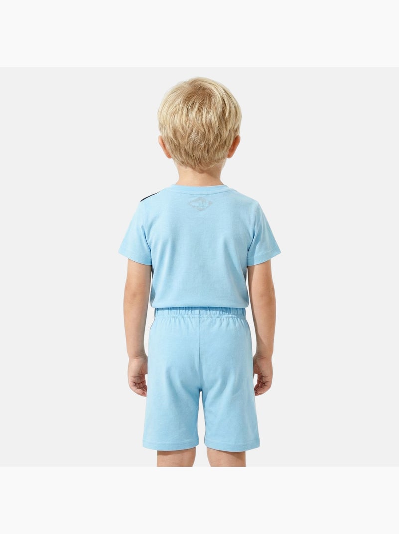 Lee Cooper - Conjunto para niño camiseta de manga corta y short Azul - Kiabi