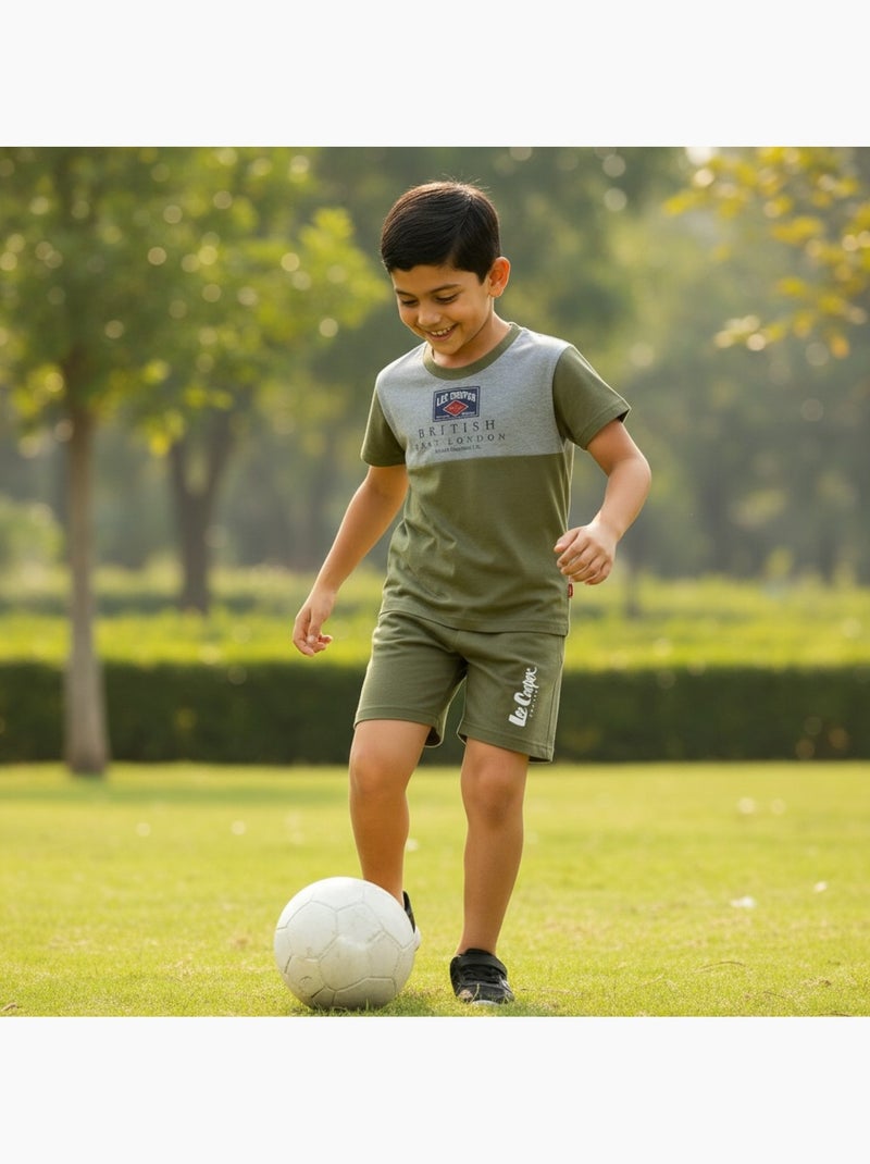 Lee Cooper - Conjunto para niño Caqui - Kiabi