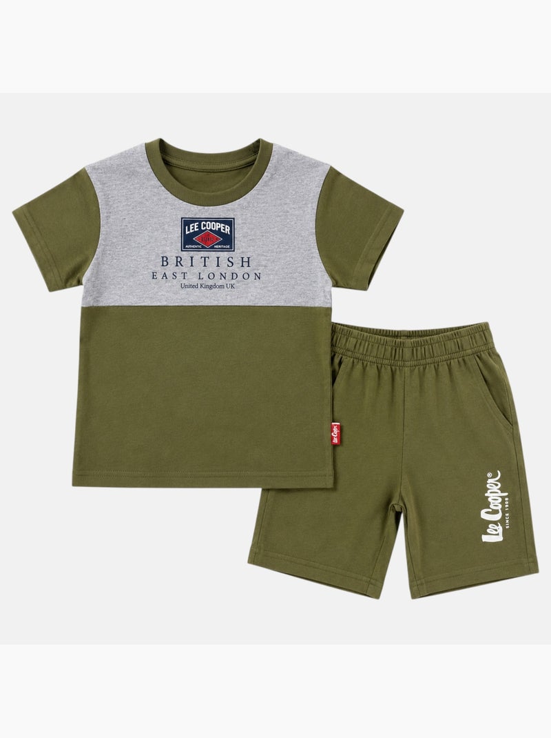 Lee Cooper - Conjunto para niño Caqui - Kiabi
