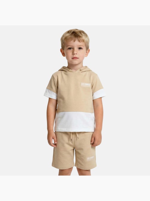 Lee Cooper - Conjunto para niño sudadera con capucha de manga corta y bermuda - Kiabi