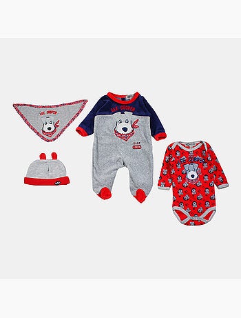 Lee Cooper - Conjunto pijama y body con accesorios