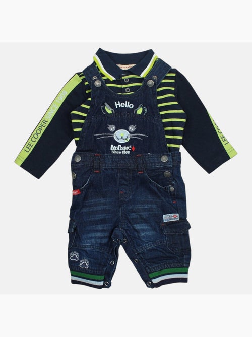 Lee Cooper - Conjunto polo de manga larga con peto bebé - Kiabi